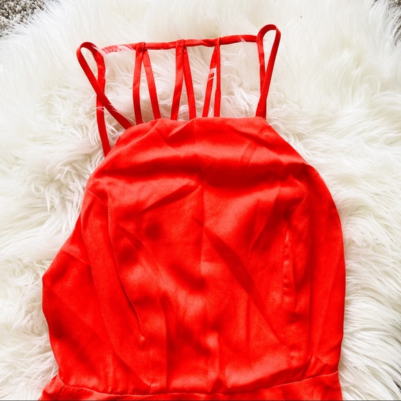 Moon Collection | Coral Strappy Back Dress - Picture 5 of 7